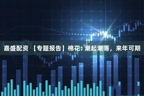 嘉盛配资 【专题报告】棉花: 潮起潮落，来年可期