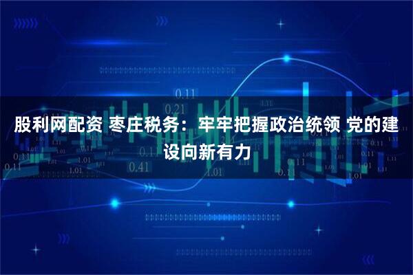 股利网配资 枣庄税务：牢牢把握政治统领 党的建设向新有力